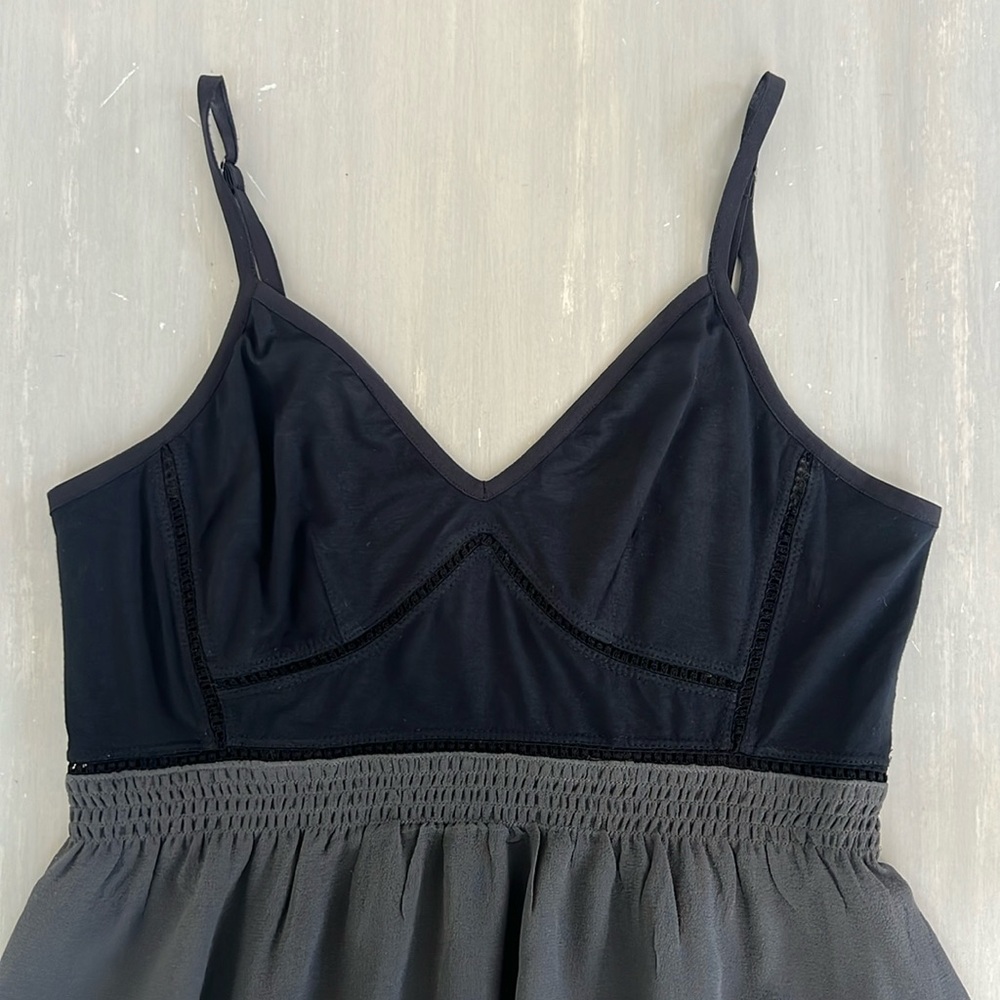 Women’s Theory Camisole Silk Modal Top Black Grey - S - Picture 2 of 4
